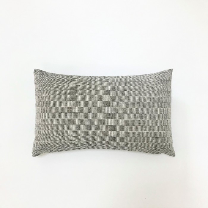 Gray textured hot sale pillow